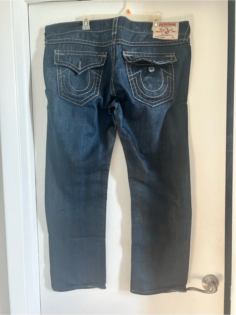 True Religion Dark Wash Blue Denim Jeans